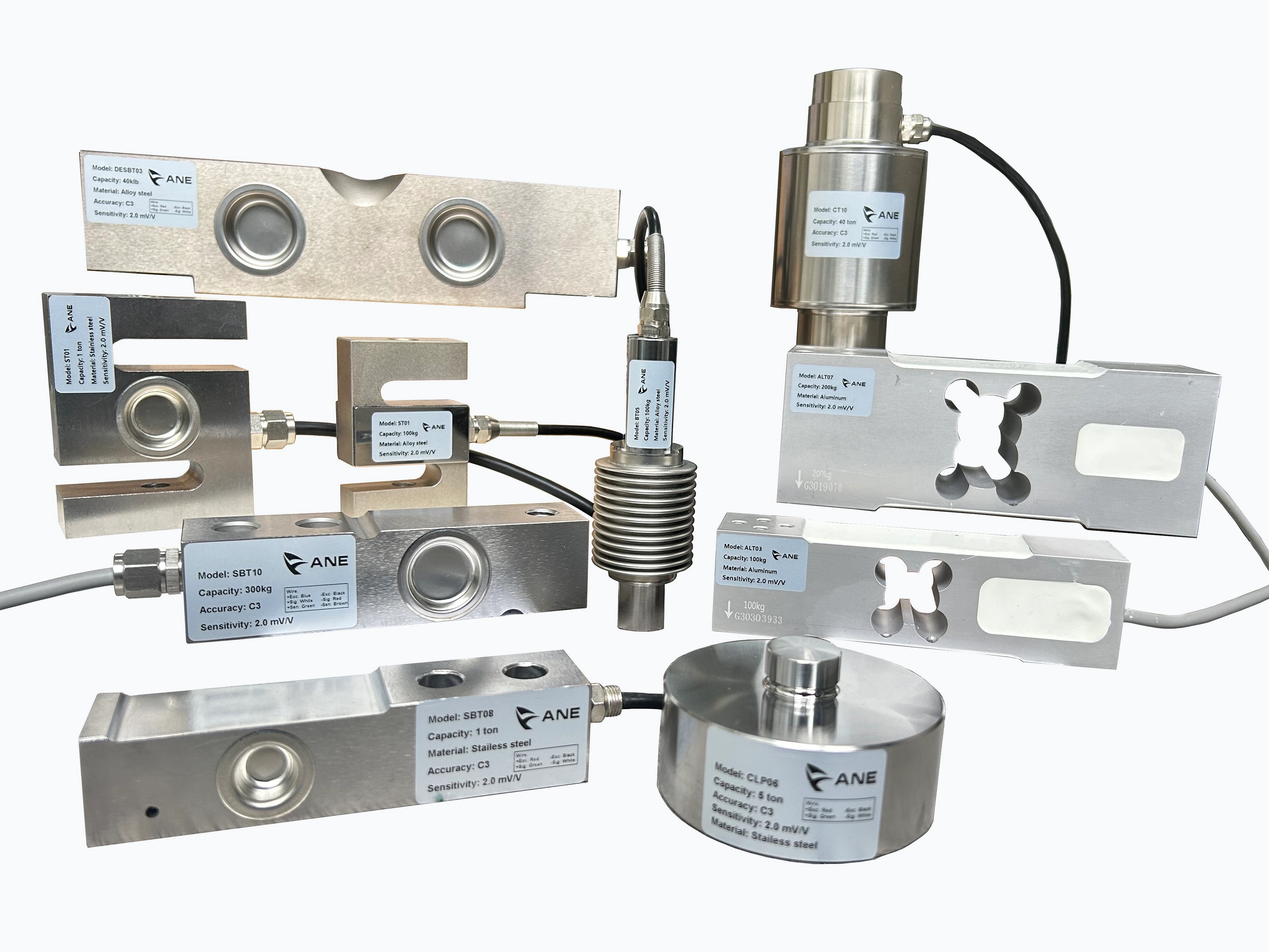 Types of weighing load cells